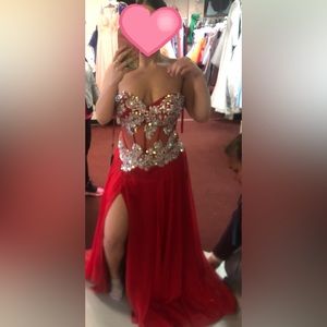 Prom dress never worn ! Brand new ! I never got it to wear it to prom